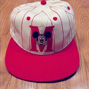 Vintage Mickey Mouse Snapback Cap - Walt Disney Goofy's Hat Co. Made In USA.